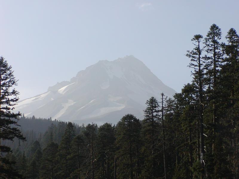 Mount Hood looms closer